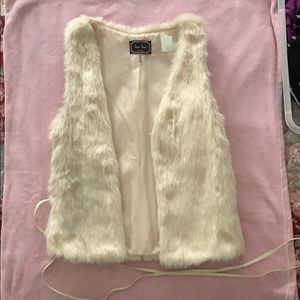 Faux fur vest